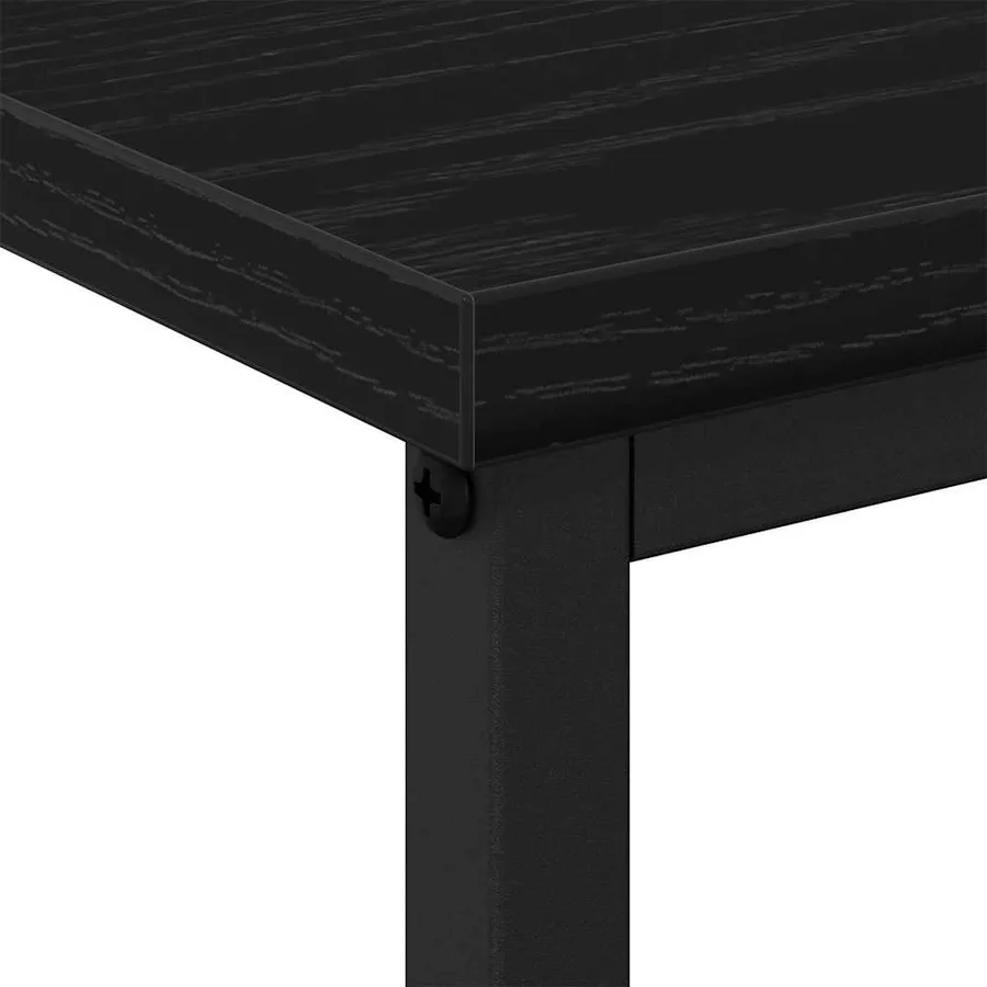 Cabinet de chevet 2 pcs Chêne noir 41 x 31 x 80 cm - 8