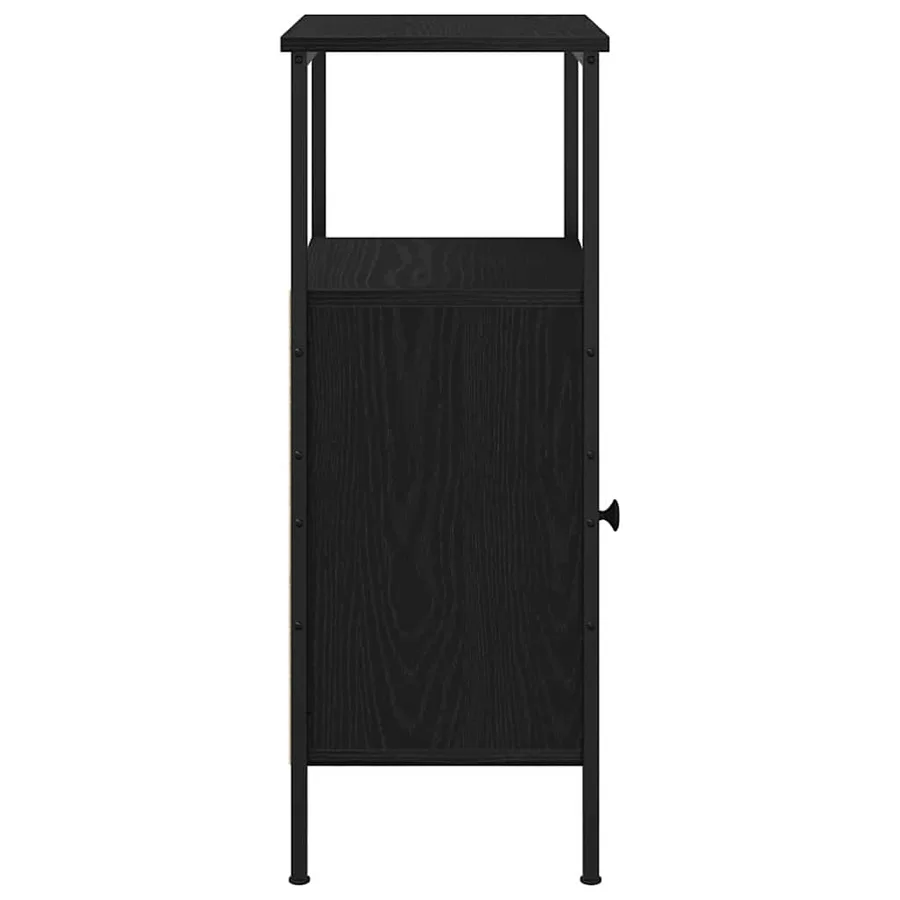 Cabinet de chevet 2 pcs Chêne noir 41 x 31 x 80 cm - 9
