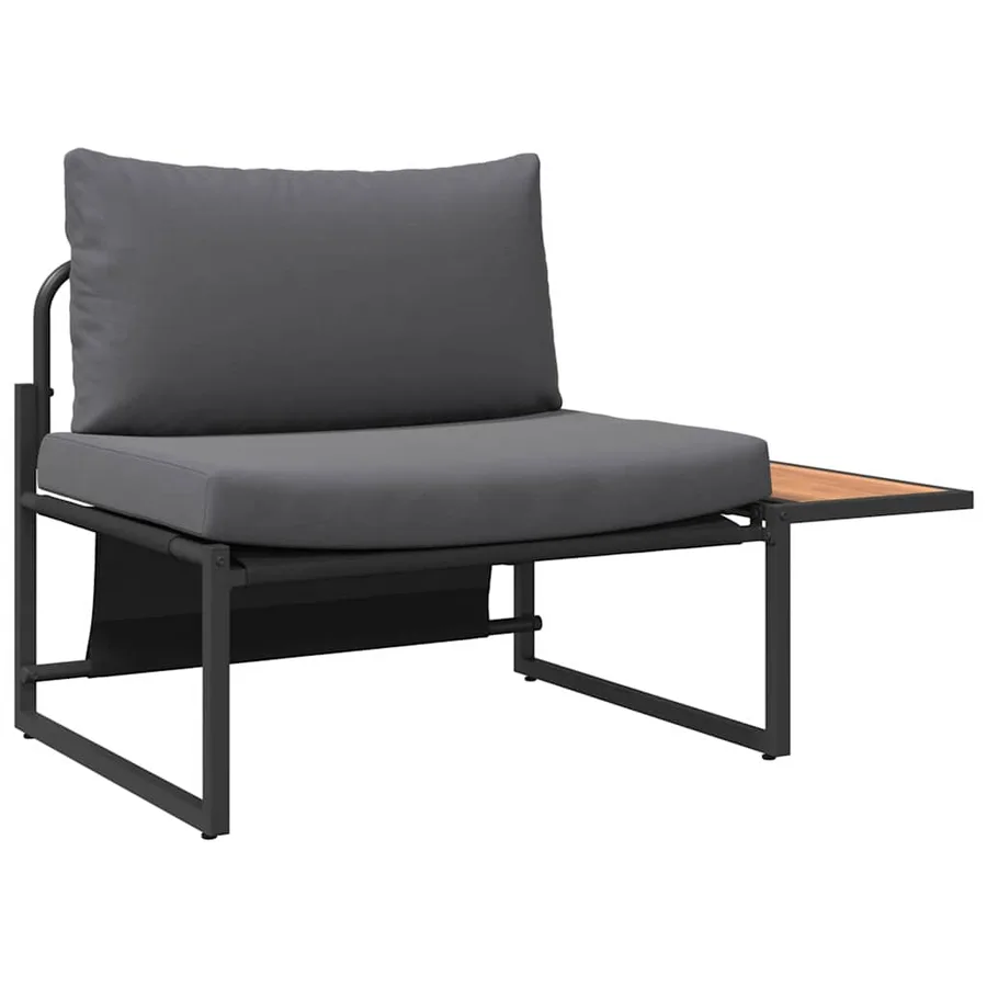 Mobilier de Patio en Acier 2 pcs Anthracite Acier - 5
