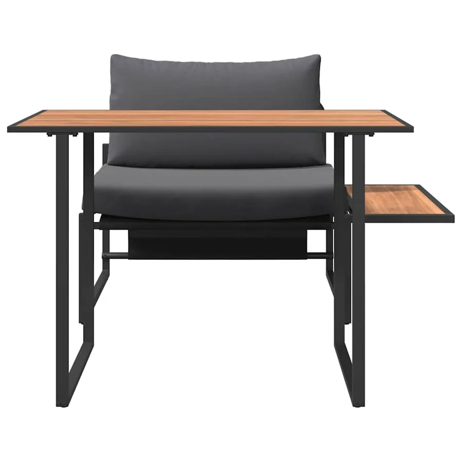 Mobilier de Patio en Acier 2 pcs Anthracite Acier - 7