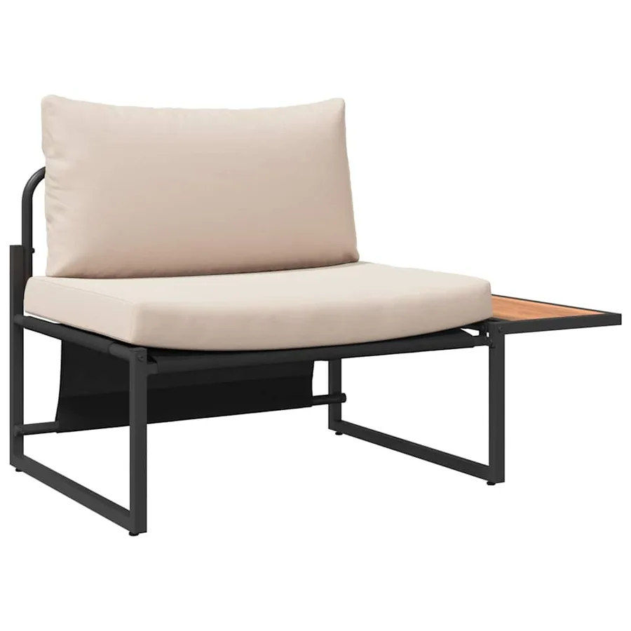 Ensemble de canapé de jardin 2 pcs Taupe Acier - 2