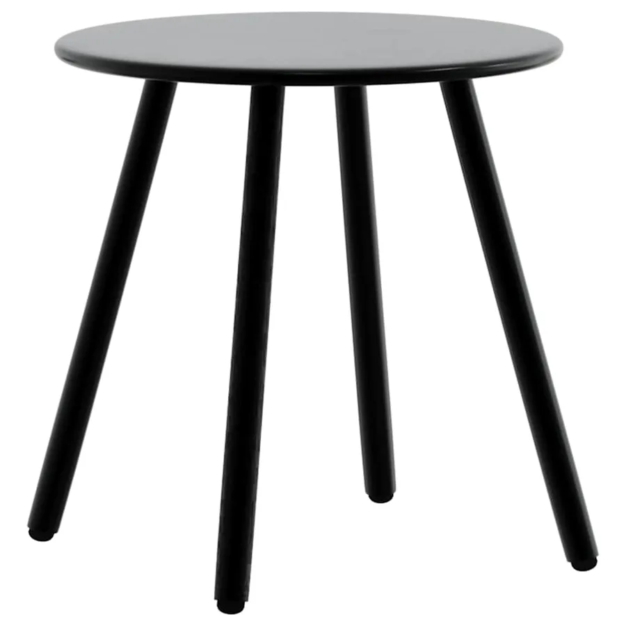Lot de 3 Chaise de jardin noir et jaune résine tressée - 4