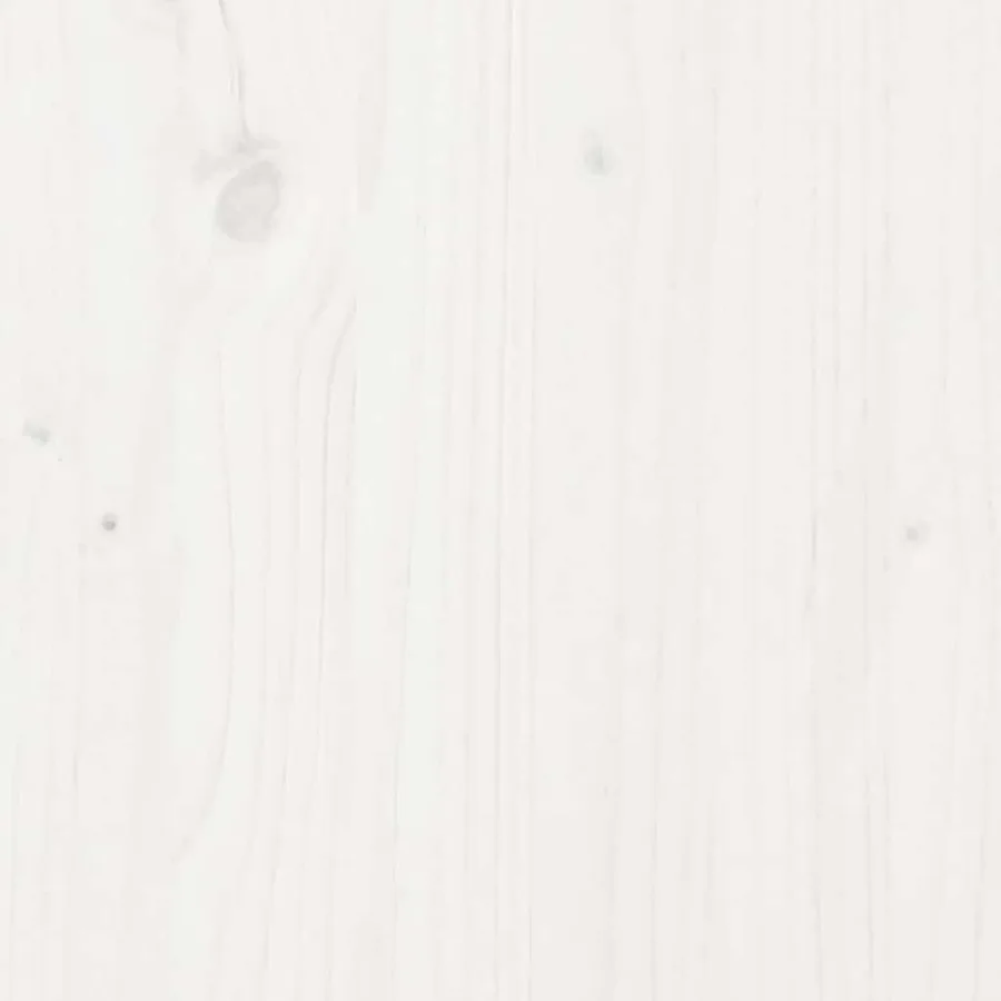 Lit de jour avec toit sans matelas blanc 80x200 cm bois massif - 11