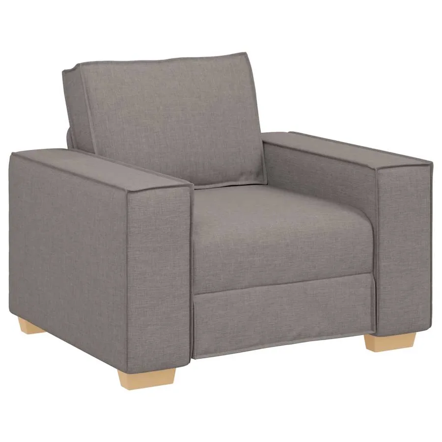 Canapé-chaise Taupe 100x78x84 cm Tissu - 2