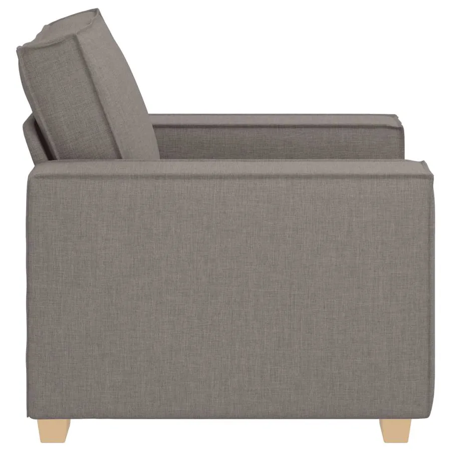 Canapé-chaise Taupe 100x78x84 cm Tissu - 6