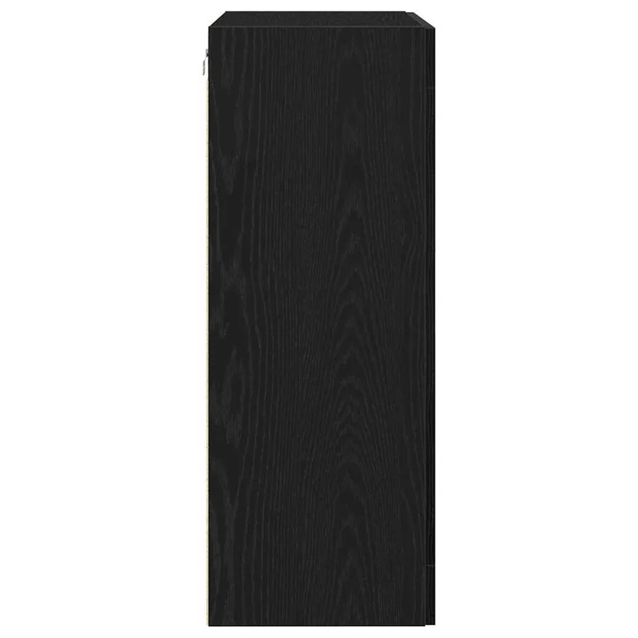 Meuble mural Chêne noir 69,5 x 34 x 90 cm Bois d'ingénierie - 7