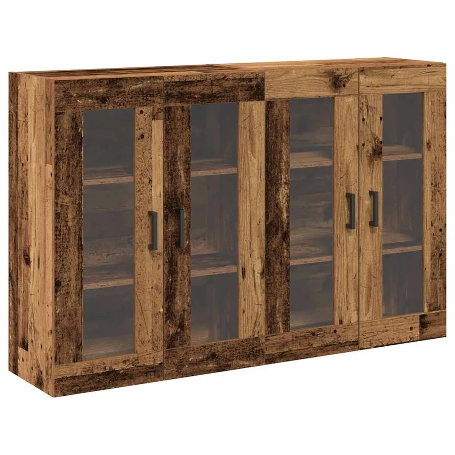 Cabinets muraux 2 pcs Bois Ancien 69,5 x 34 x 90 cm - 2