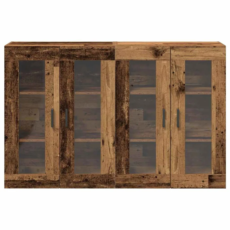 Cabinets muraux 2 pcs Bois Ancien 69,5 x 34 x 90 cm - 6