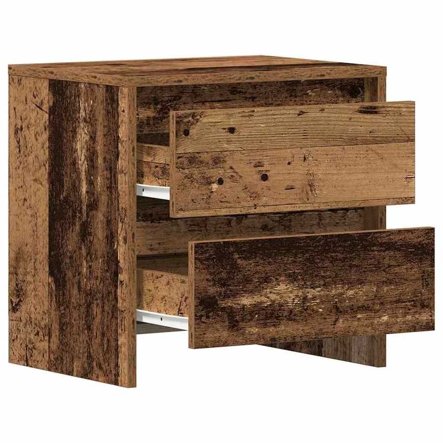 Cabinet de chevet 2 pcs Bois ancien 45 x 34 x 44,5 cm - 5