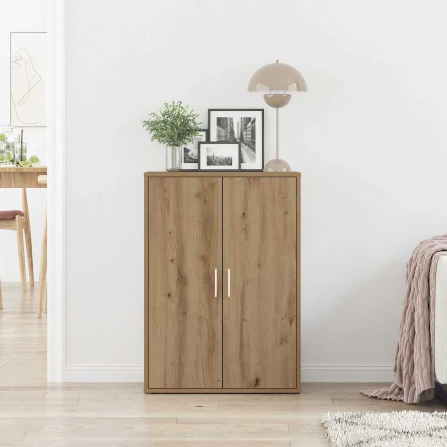 Buffet Chêne artisanal 60 x 31 x 84 cm Bois d'ingénierie - 3