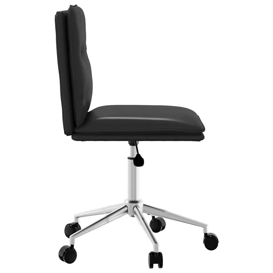 Chaise de salle à manger Noir Similicuir - 4