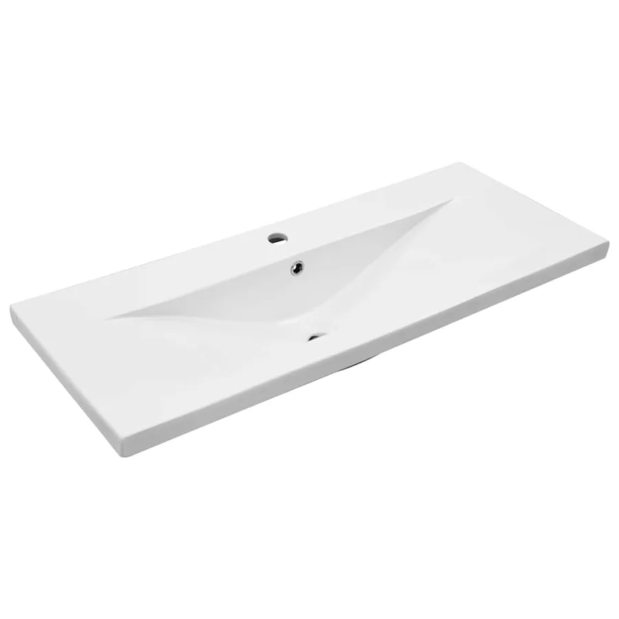Meuble de Lavabo de Salle de Bain Chêne noir 100 x 39 x 62 cm - 5