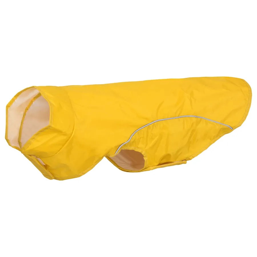 Imperméable pour chien avec bandes réfléchissantes en polyester jaune taille XL - 2