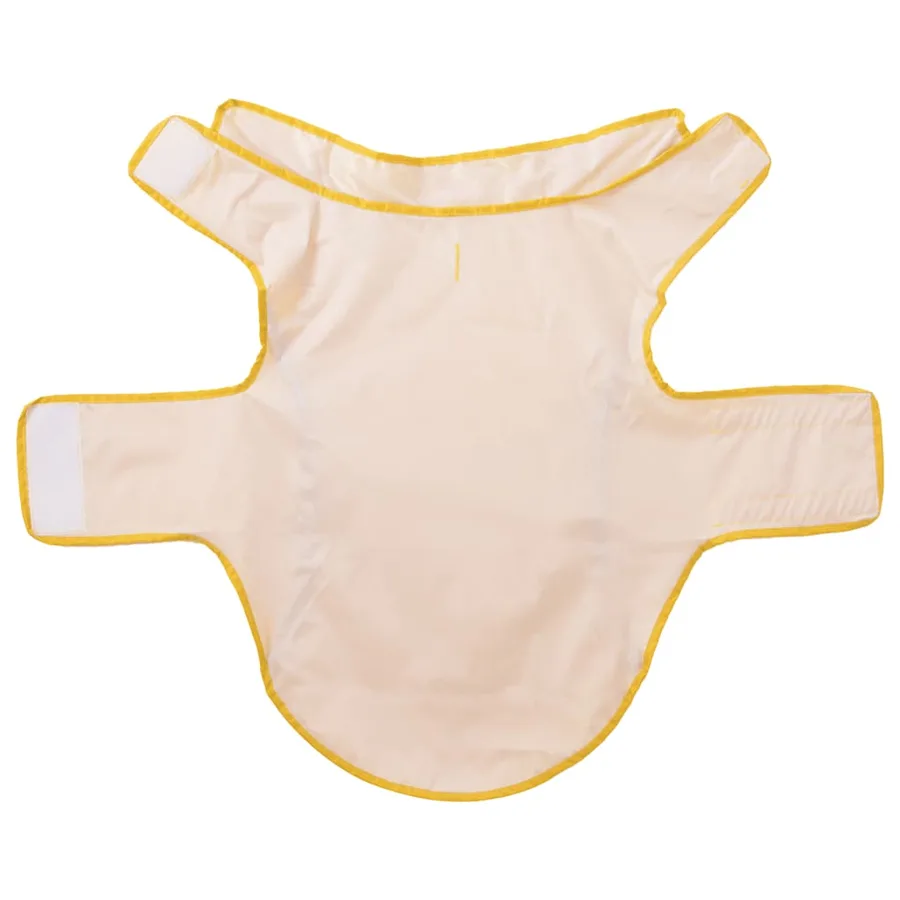 Imperméable pour chien avec bandes réfléchissantes en polyester jaune taille XL - 5