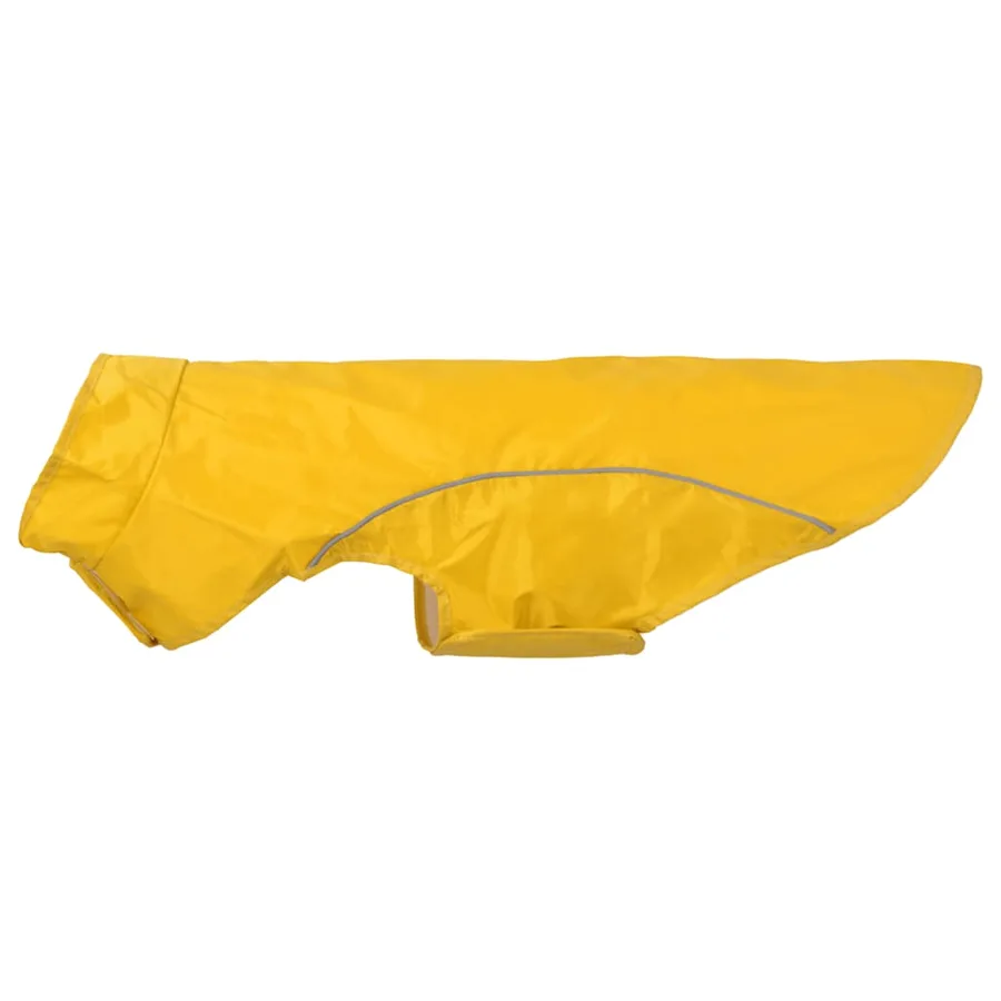 Imperméable pour chien avec bandes réfléchissantes en polyester jaune taille XL - 6