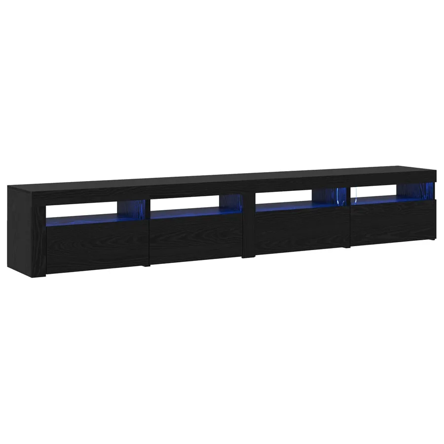 Ensemble meuble TV 3 pcs Chêne noir 240 x 35 x 40 cm - 2