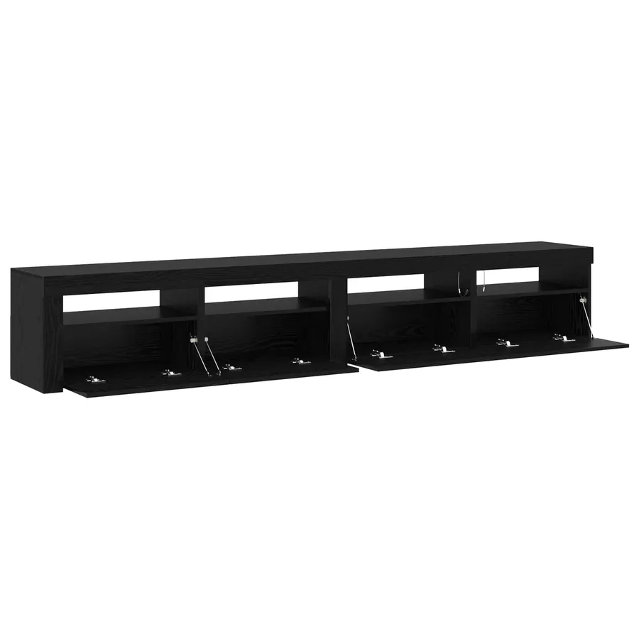 Ensemble meuble TV 3 pcs Chêne noir 240 x 35 x 40 cm - 6