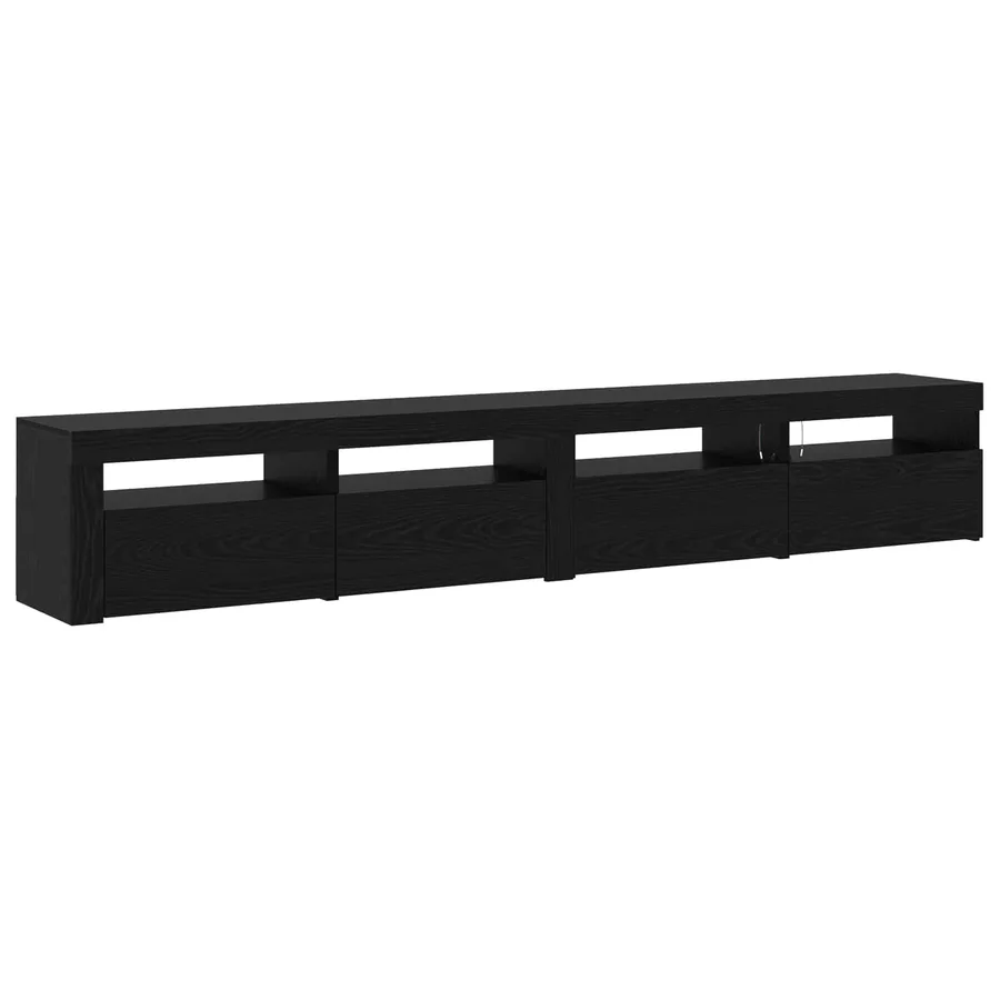 Ensemble meuble TV 3 pcs Chêne noir 240 x 35 x 40 cm - 9