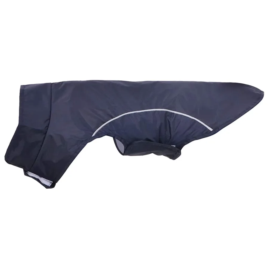 Imperméable pour chien avec bandes réfléchissantes polyester bleu marine taille XS - 6