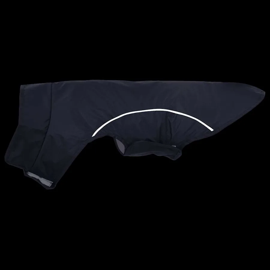 Imperméable pour chien avec bandes réfléchissantes polyester bleu marine taille XS - 7