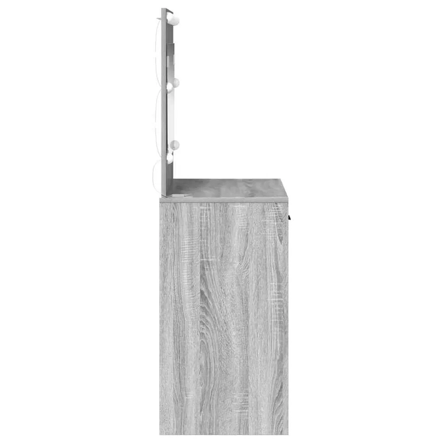 Table de Toilette avec tiroir Gris Sonoma 78,5 x 41 x 135 cm - 6