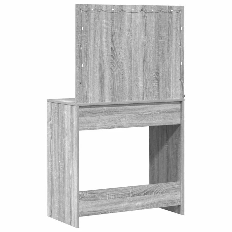 Table de Toilette avec tiroir Gris Sonoma 78,5 x 41 x 135 cm - 7