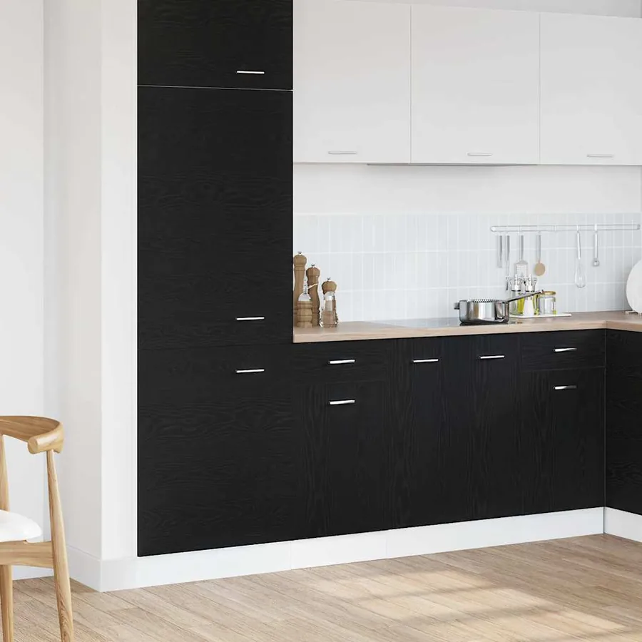 Armoire suspendue avec tiroir Chêne noir 40 x 46 x 81,5 cm