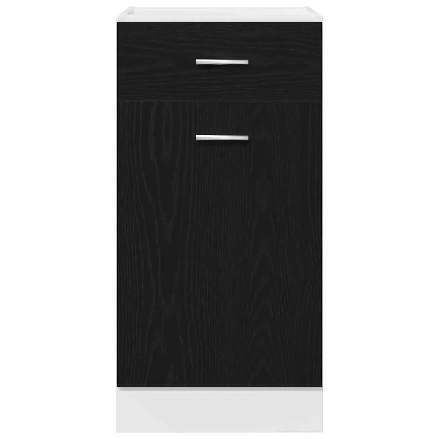Armoire suspendue avec tiroir Chêne noir 40 x 46 x 81,5 cm - 7