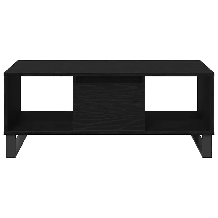 Table basse Chêne noir 90 x 50 x 36.5 cm Bois d'ingénierie - 7