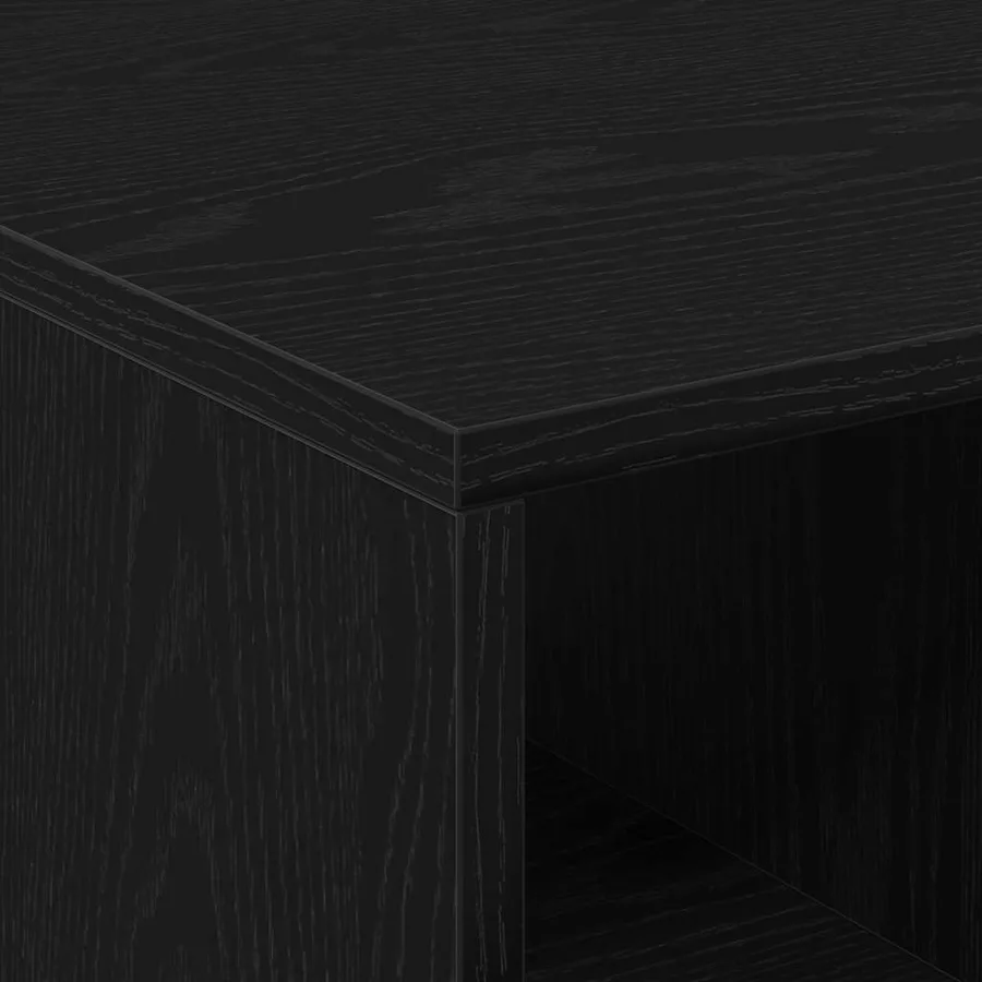 Table basse Chêne noir 90 x 50 x 36.5 cm Bois d'ingénierie - 8