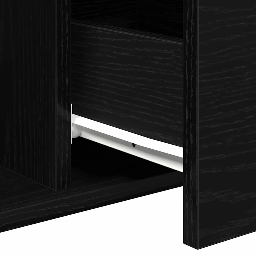 Table basse Chêne noir 90 x 50 x 36.5 cm Bois d'ingénierie - 9