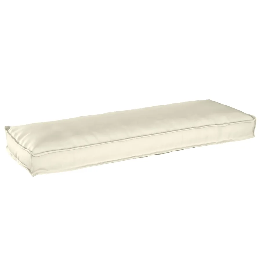 Set de coussins de palette 2 pcs Crème 120 x 40 x 8 cm - 2