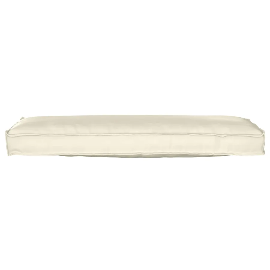 Set de coussins de palette 2 pcs Crème 120 x 40 x 8 cm - 3