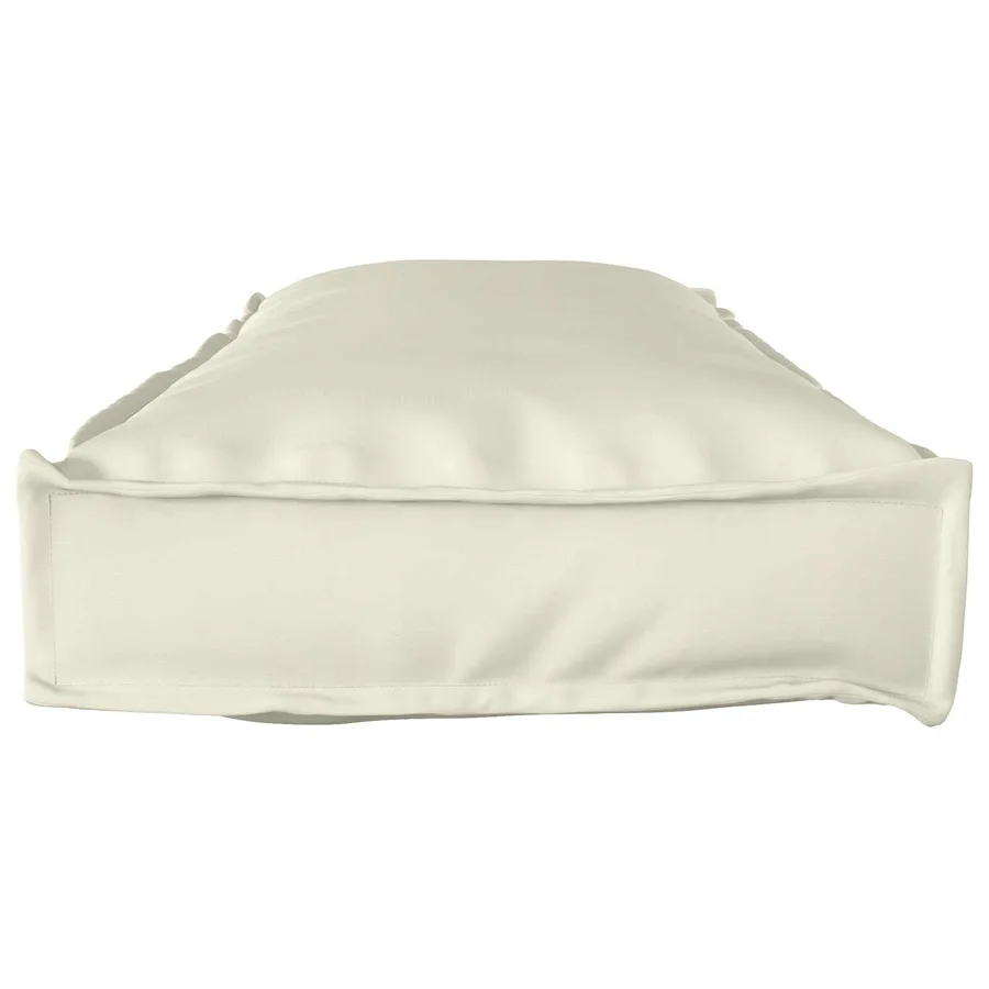 Set de coussins de palette 2 pcs Crème 120 x 40 x 8 cm - 4