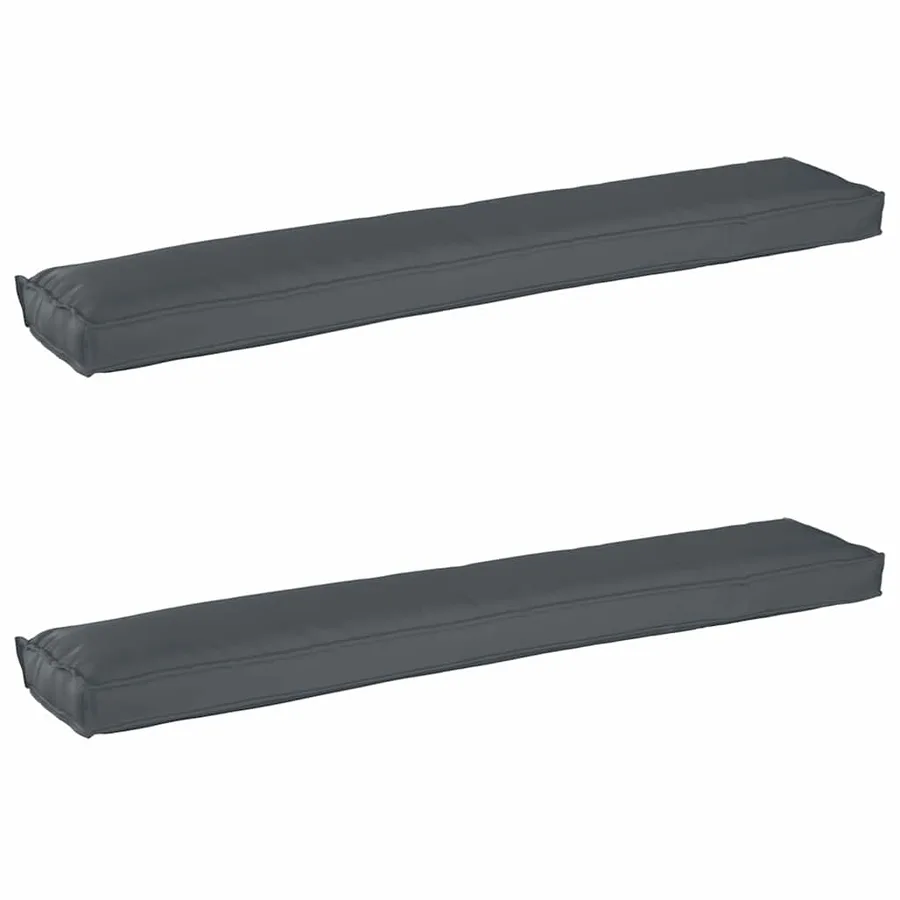Set de coussins de palette 2 pcs Anthracite 200 x 40 x 8 cm - 2