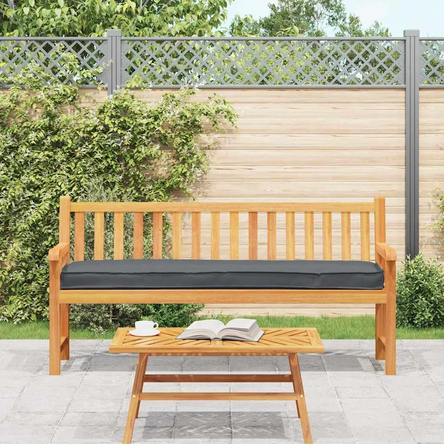 Set de coussins de palette 2 pcs Anthracite 200 x 40 x 8 cm - 4