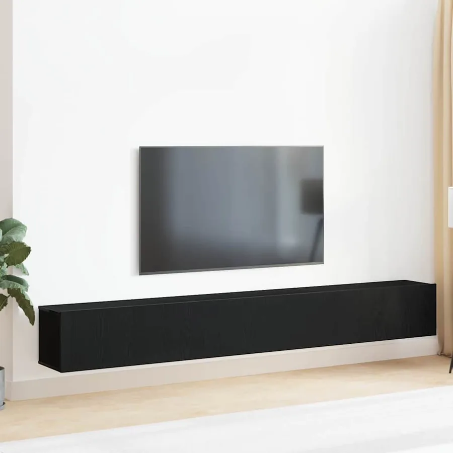 Ensemble meuble TV 3 pcs Chêne noir 80 x 30 x 30 cm