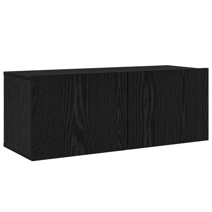 Ensemble meuble TV 6 pcs Chêne noir 100 x 30 x 30 cm - 9