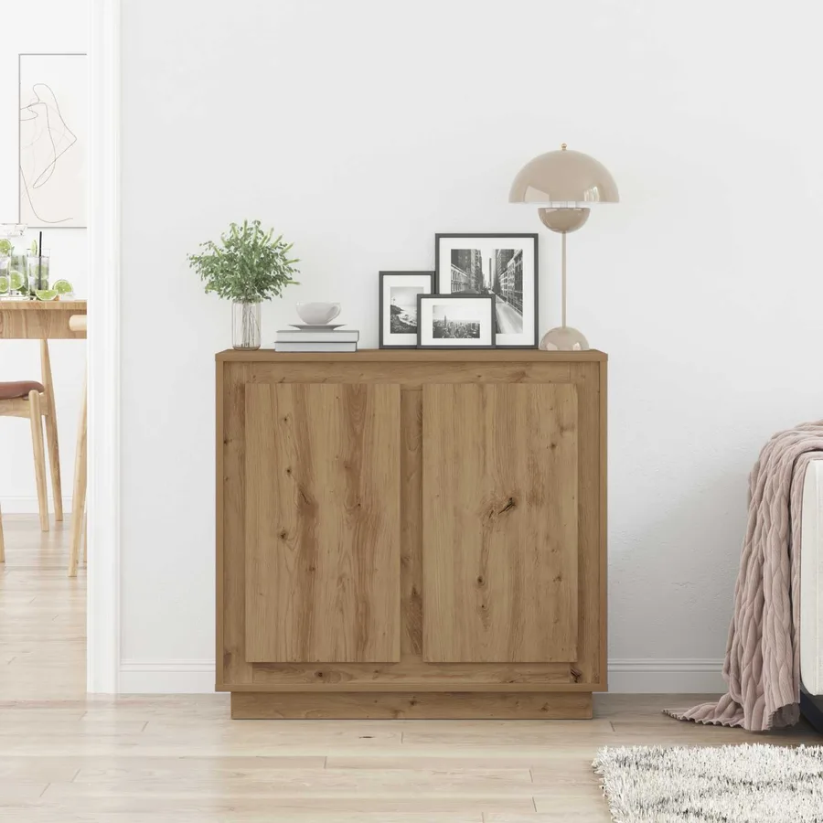 Buffet Chêne artisanal 80 x 40 x 75 cm Bois d'ingénierie - 4