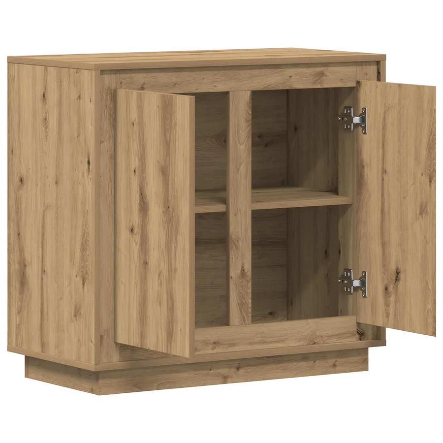 Buffet Chêne artisanal 80 x 40 x 75 cm Bois d'ingénierie - 5