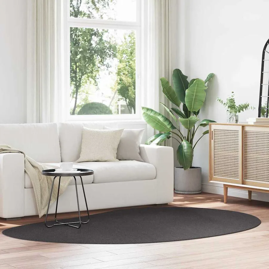 Tapis de surface HUARTE Anthracite 160 x 230 cm Polyester