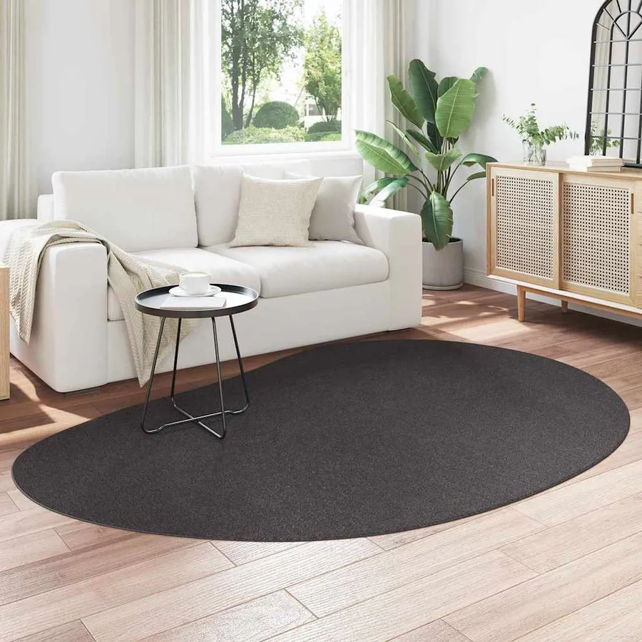Tapis de surface HUARTE Anthracite 160 x 230 cm Polyester - 3