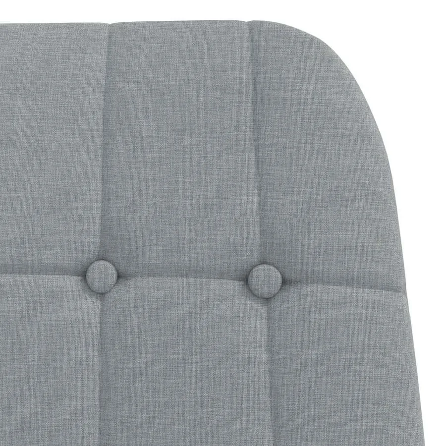 Fauteuil relax en tissu gris clair - 6