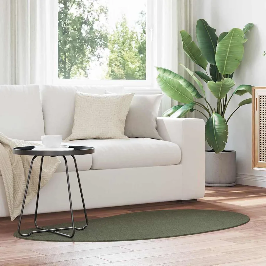Tapis de surface HUARTE Vert forêt 80 x 150 cm Polyester