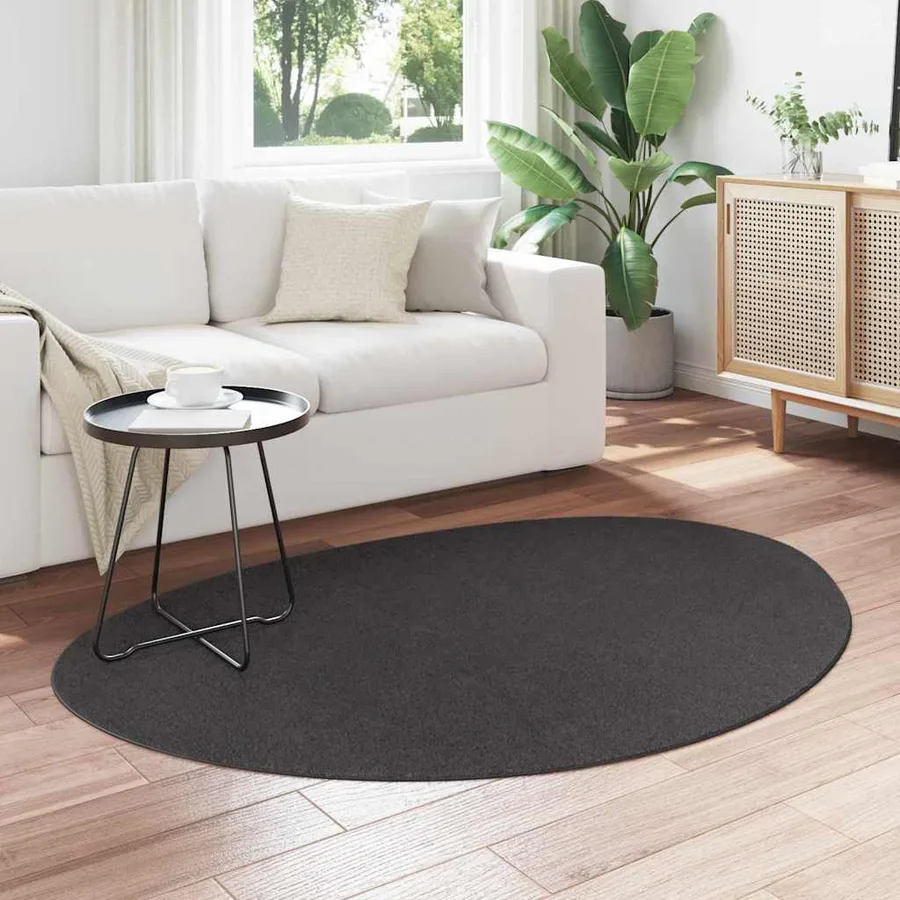Tapis de surface HUARTE Anthracite 120 x 170 cm Polyester - 3