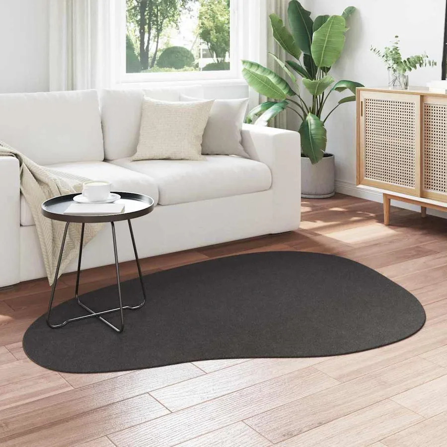 Tapis de surface HUARTE Anthracite 120 x 170 cm Polyester - 3