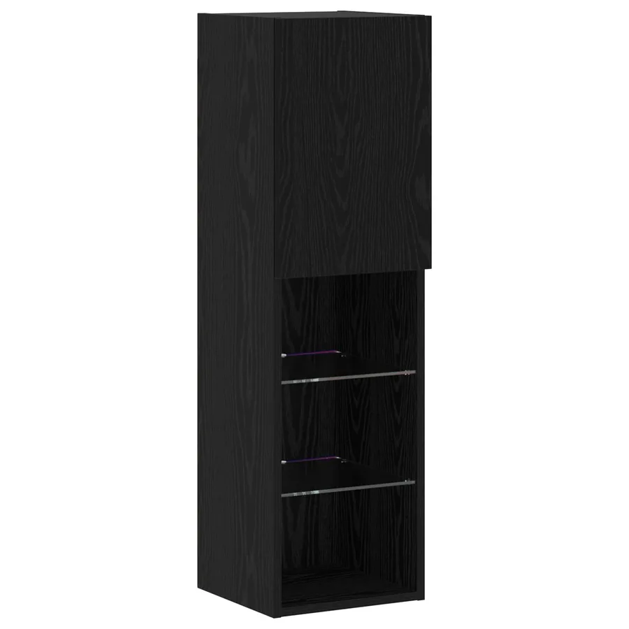 Ensemble meuble TV 6 pcs Chêne noir Bois d'ingénierie - 9