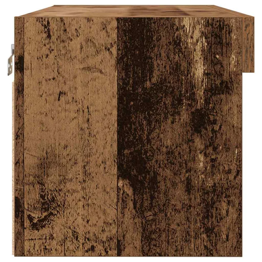 Ensemble meuble TV avec LED 2 pcs Bois ancien 80 x 30 x 30 cm - 9