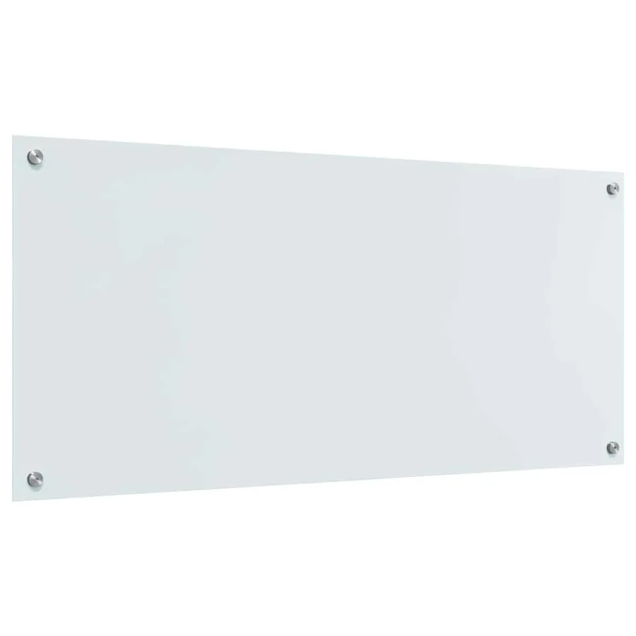Crédence de cuisine Blanc 110 x 50 cm verre trempé - 6