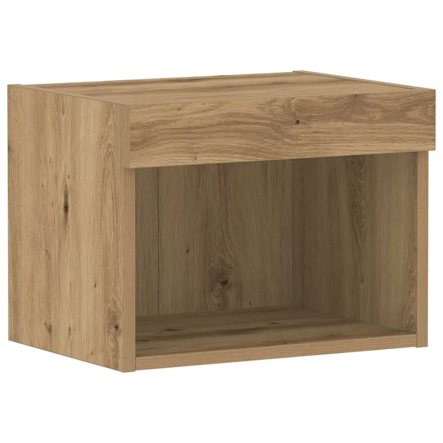 Ensemble meuble TV 2 pcs Chêne artisanal Bois d'ingénierie - 7